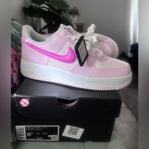 Nike Air Force 1 ‘07 LX  Pearl Pink Paw Print Size 8.5